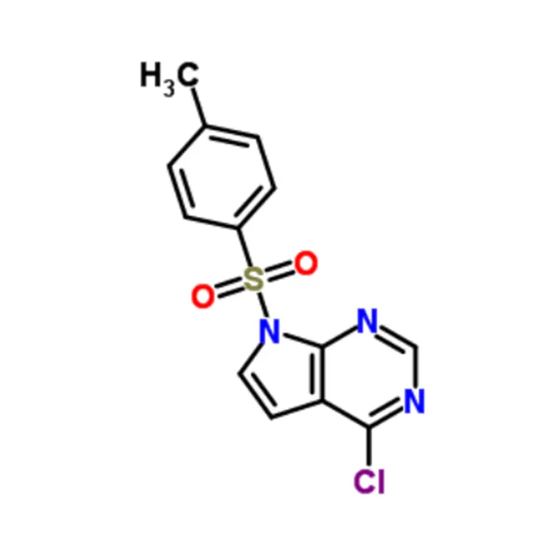 1.1,4-Chloro-7-p-toluenesulfonyl-7H pyrrolo [2,3-d] pyrimidine