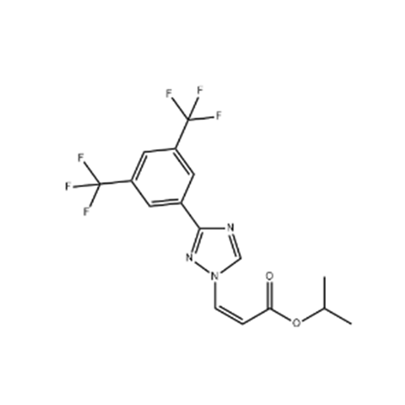 (Z) -3- (3- (3,5-bis (trifluoromethyl) phenyl) -1H-1,2,4-triazol-1-yl) isopropyl acrylate
